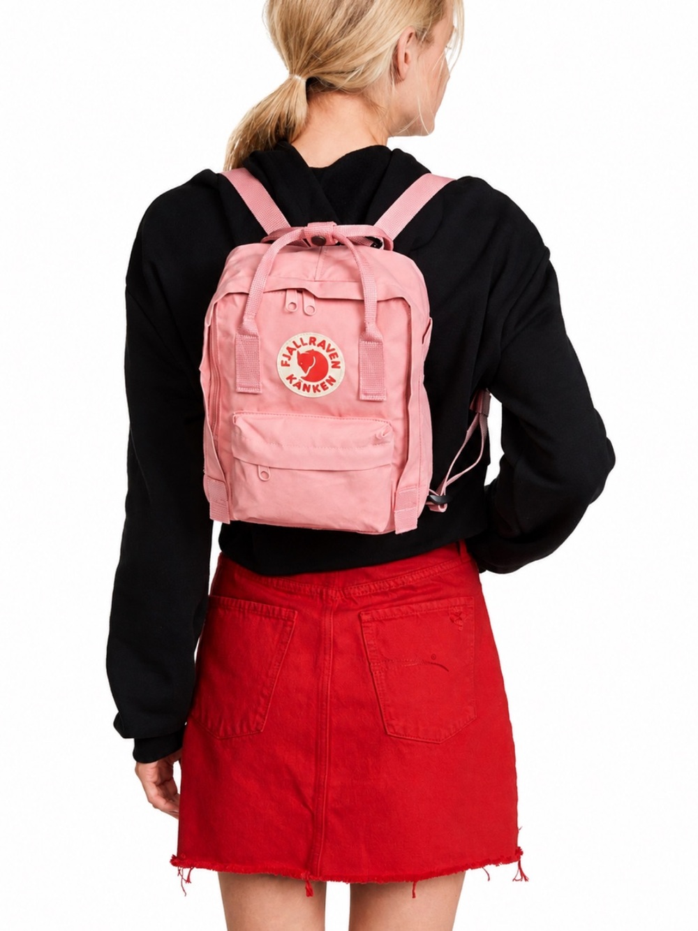Fjallraven Kanken Mini Pink 7L Backpack Classic Swedish Daypack EUC!